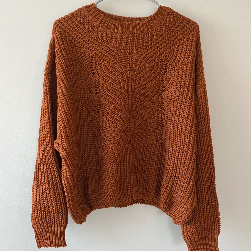 Glam Cable Knit Sweater